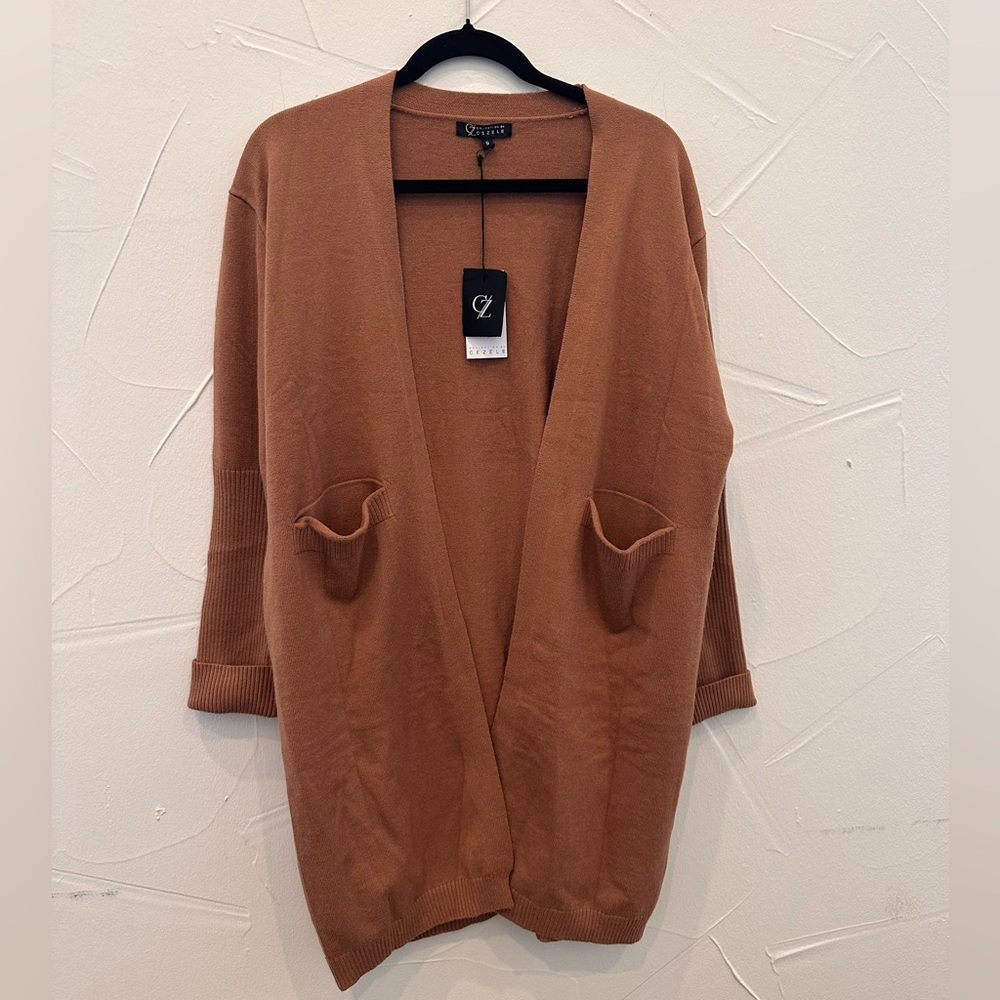 Collection by Cezele Light Brown Duster Cardigan